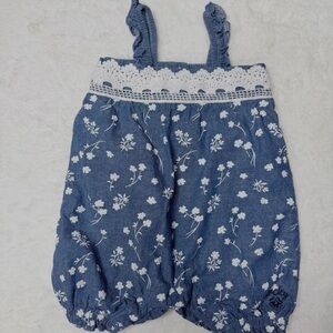 Lucky Brand Baby Girls Floral Romper